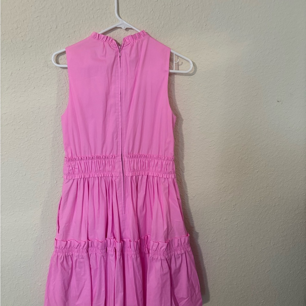 Lilly Pulitzer Vibrant Pink Ruffle Dress - NWT - Picture 3 of 4